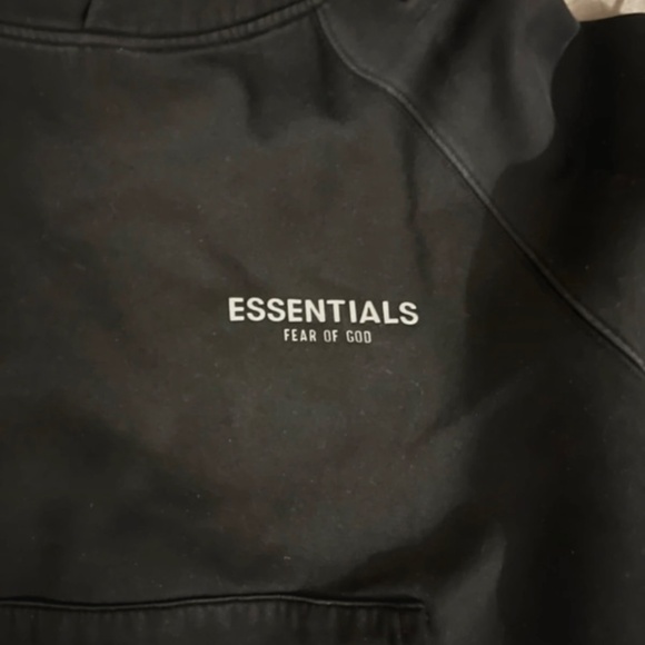 Used essentials hoodie black colour in mint condition - Picture 3 of 4